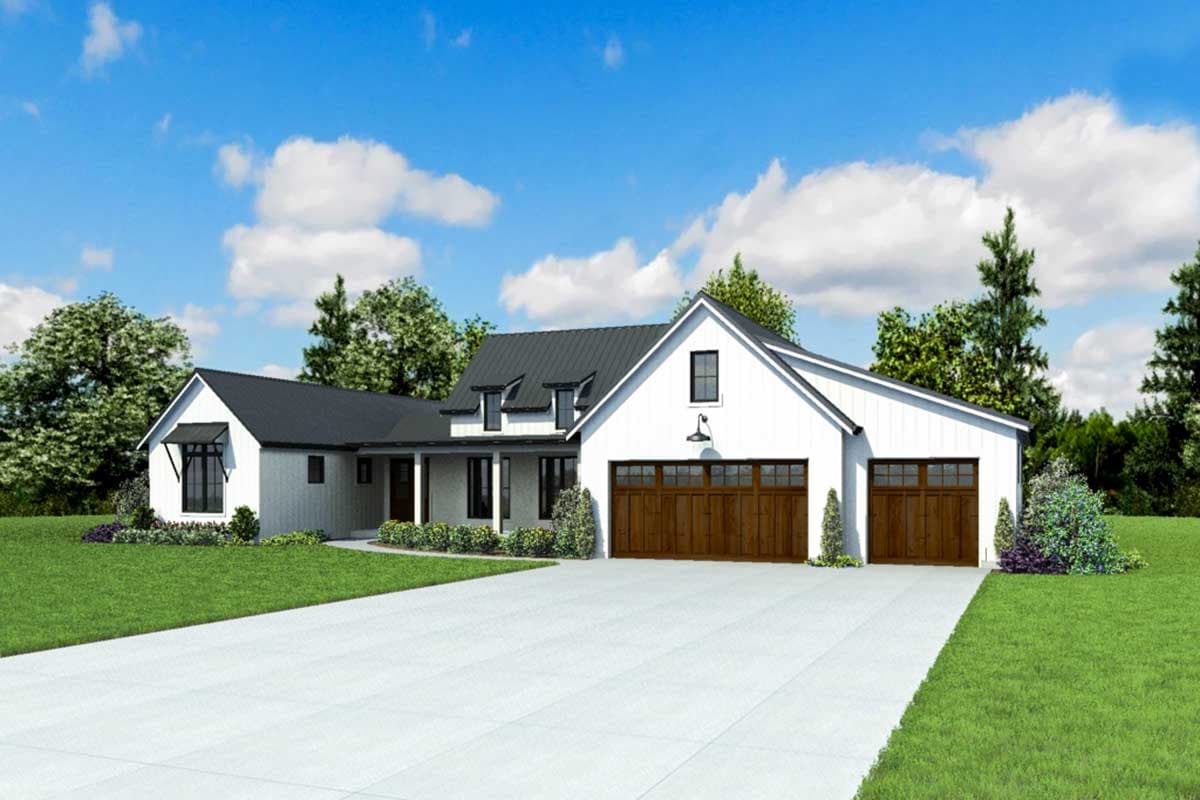 Plan 69690AM: Bright and Open Modern Farmhouse House Plan - 2798 Sq Ft - Image #14 - Country, Farmhouse, Modern Farmhouse, New American, Northwest, Ranch