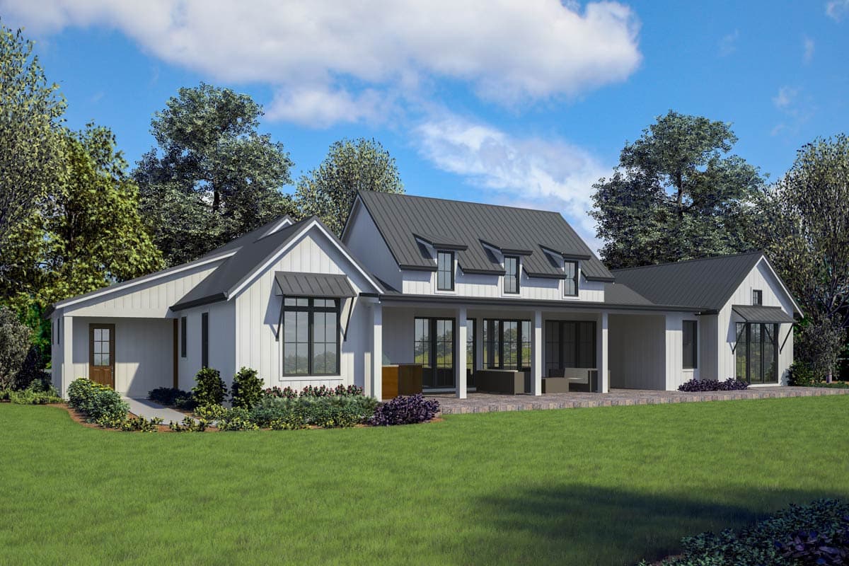 Plan 69690AM: Bright and Open Modern Farmhouse House Plan - 2798 Sq Ft - Image #9 - Country, Farmhouse, Modern Farmhouse, New American, Northwest, Ranch