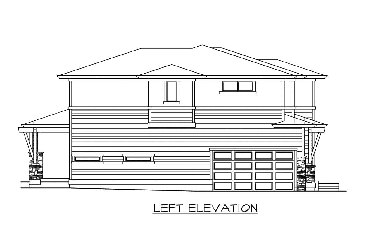 Plan 23754JD: Open Concept Prairie Style House Plan - Image #27 - Northwest, Prairie