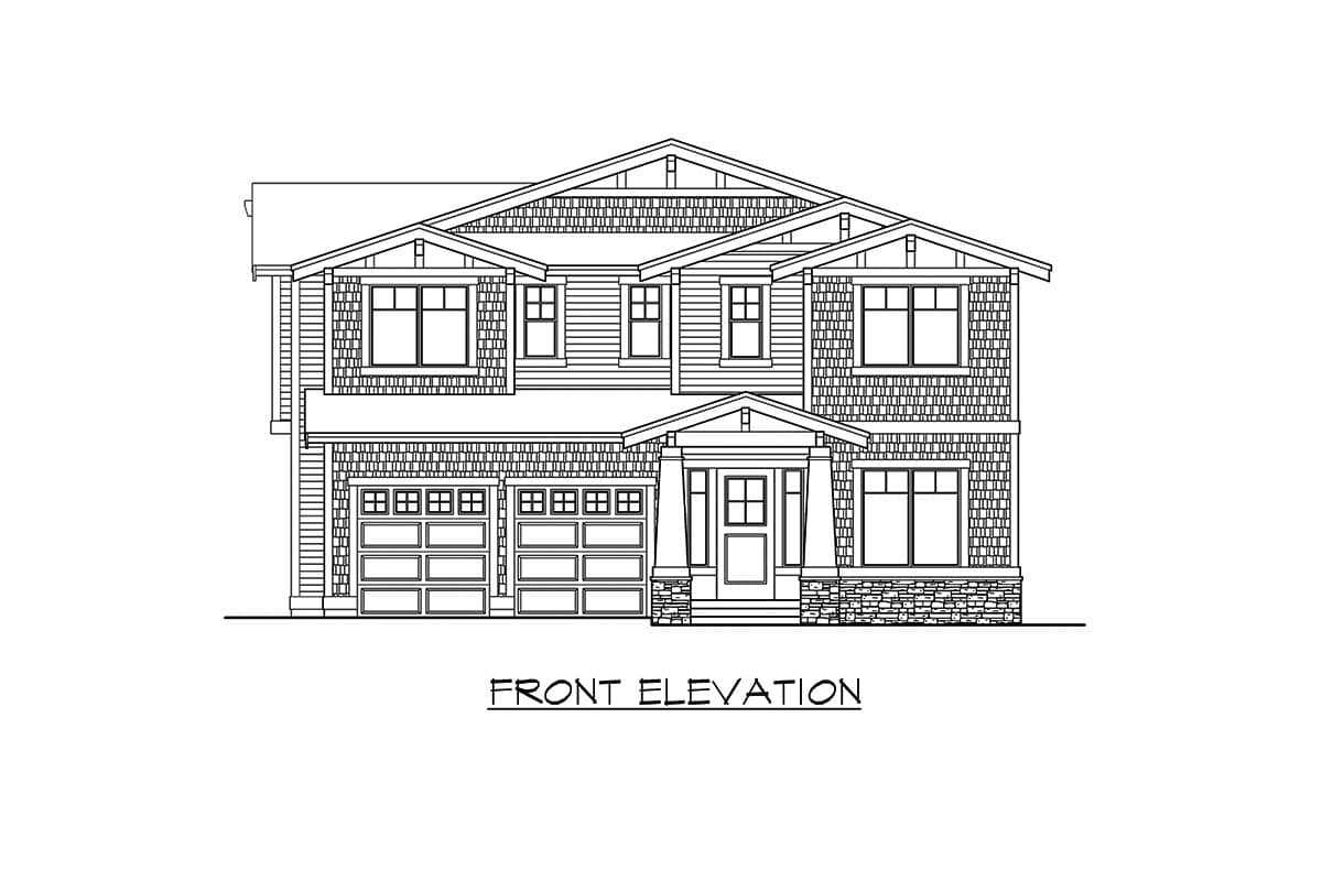 Plan 23755JD: Economical Craftsman House Plan with Great Curb Appeal - Image #26 - Craftsman, New American, Shingle, Traditional