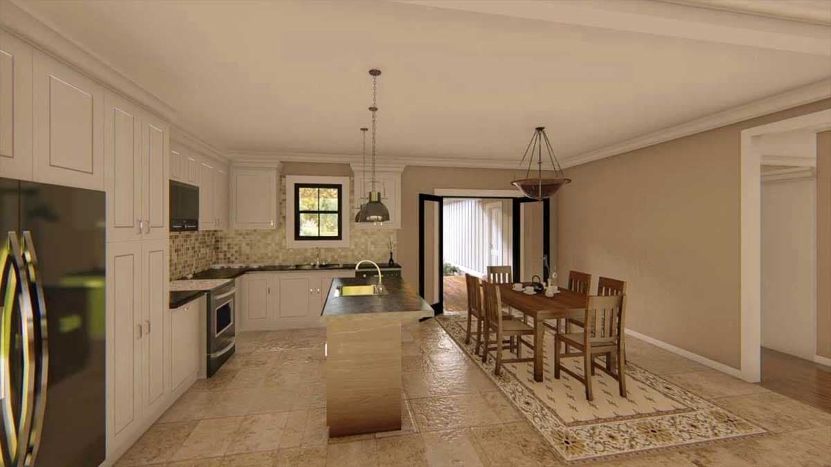 Plan 51183MM: Three-Bed Farmhouse Plan with Open Concept Living - 2107 Sq Ft - Image #13 - Country, Farmhouse, Modern Farmhouse, Ranch