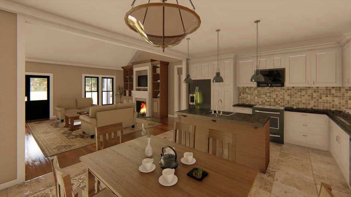 Plan 51183MM: Three-Bed Farmhouse Plan with Open Concept Living - 2107 Sq Ft - Image #14 - Country, Farmhouse, Modern Farmhouse, Ranch