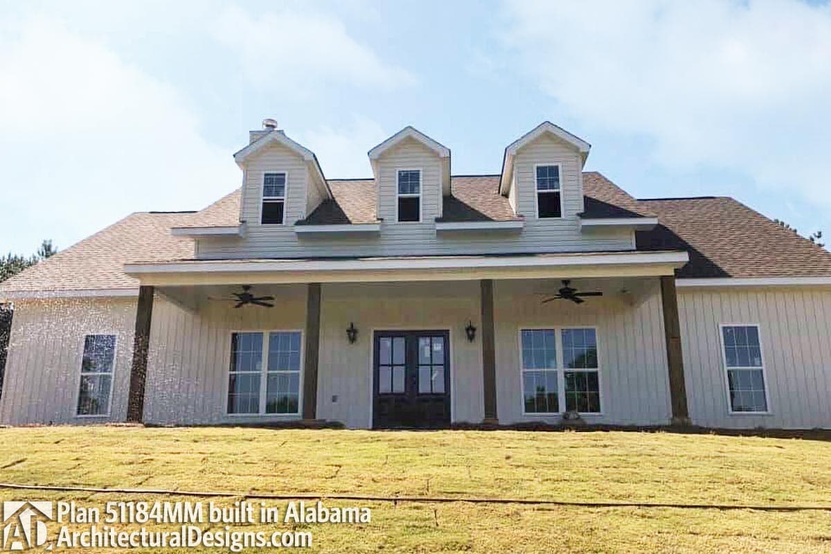 build gallery item - House Plan 51184MM comes to life in Alabama