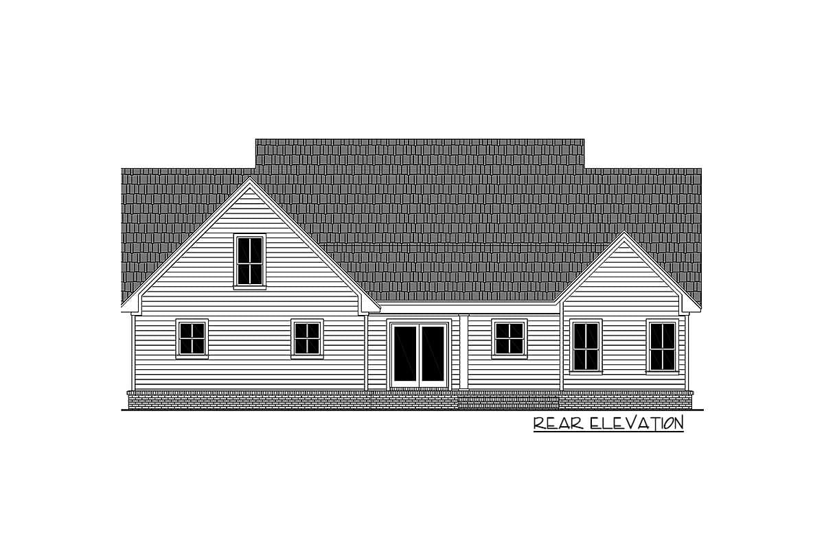 Plan 51184MM: 3-Bed Farmhouse Plan with Bonus Room and Bath Above Garage - Image #20 - Cottage, Farmhouse, Modern Farmhouse, Ranch, Southern