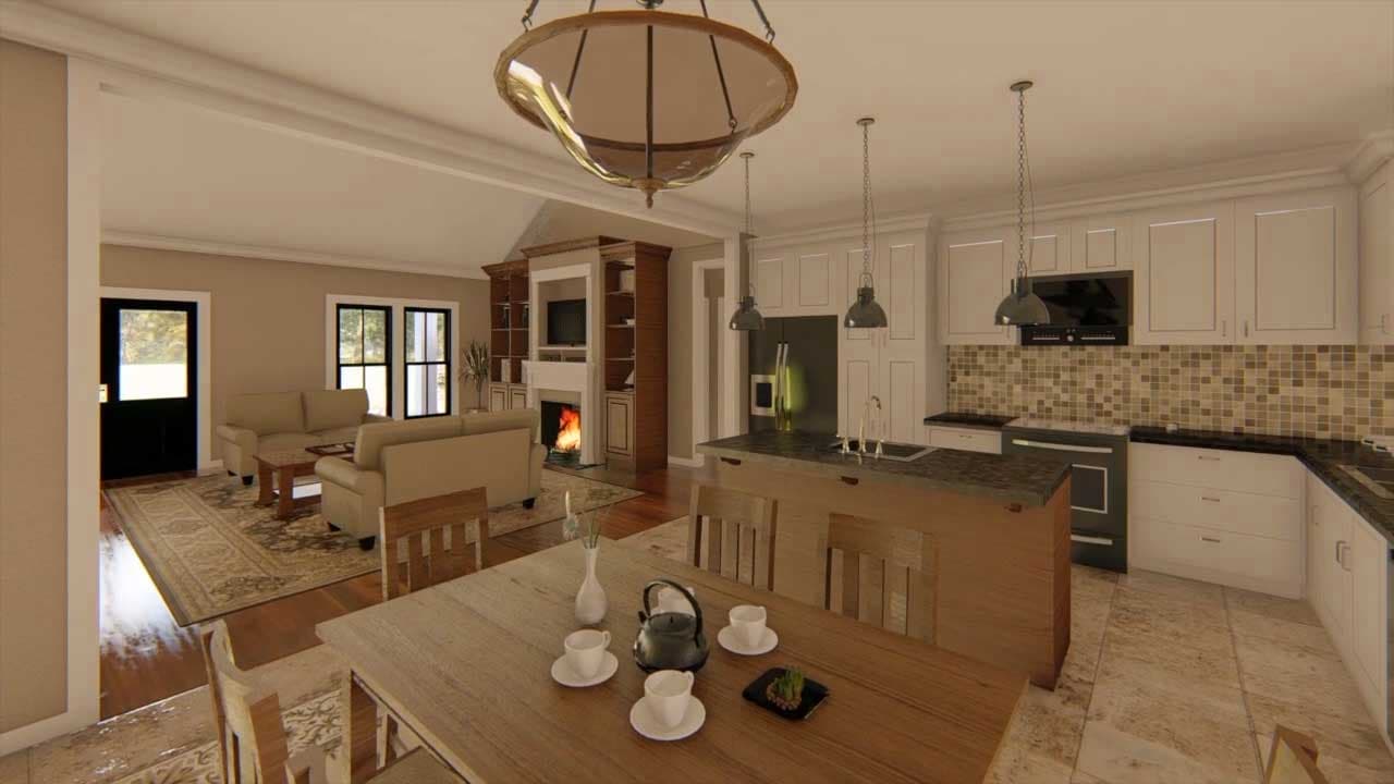 Plan 51184MM: 3-Bed Farmhouse Plan with Bonus Room and Bath Above Garage - Image #11 - Cottage, Farmhouse, Modern Farmhouse, Ranch, Southern