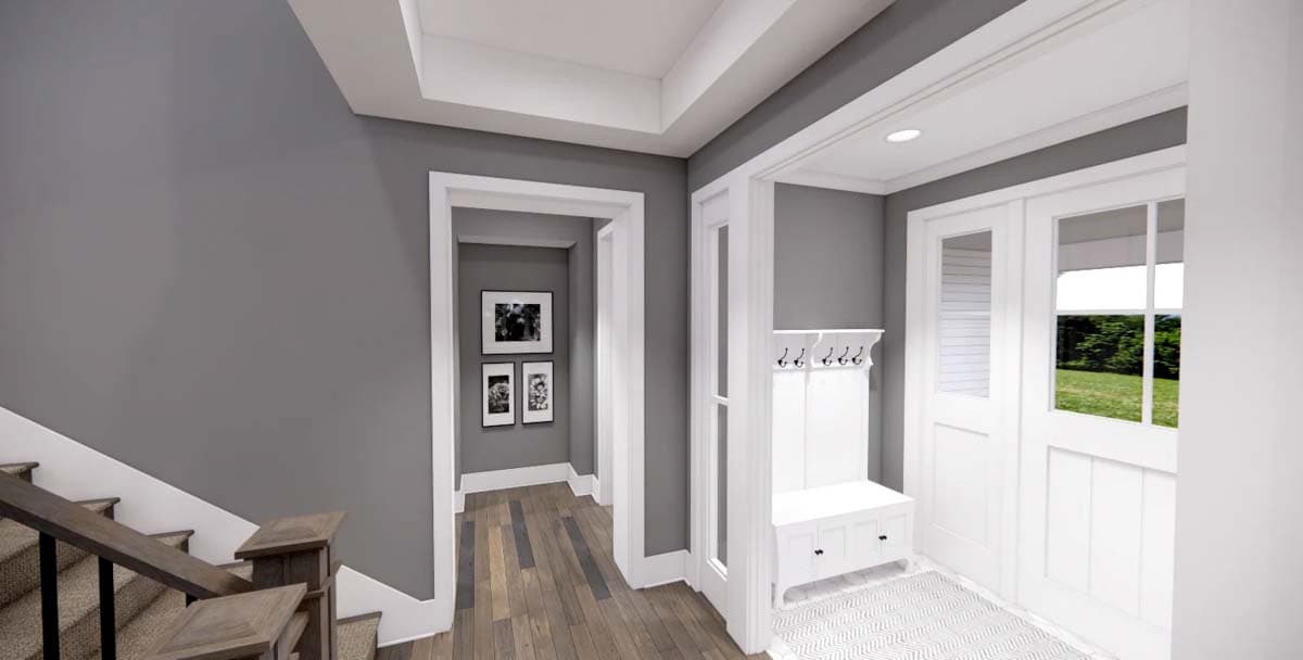 Plan 14666RK: Modern Farmhouse Plan with Loads of Porch Space - Image #9 - Country, Farmhouse