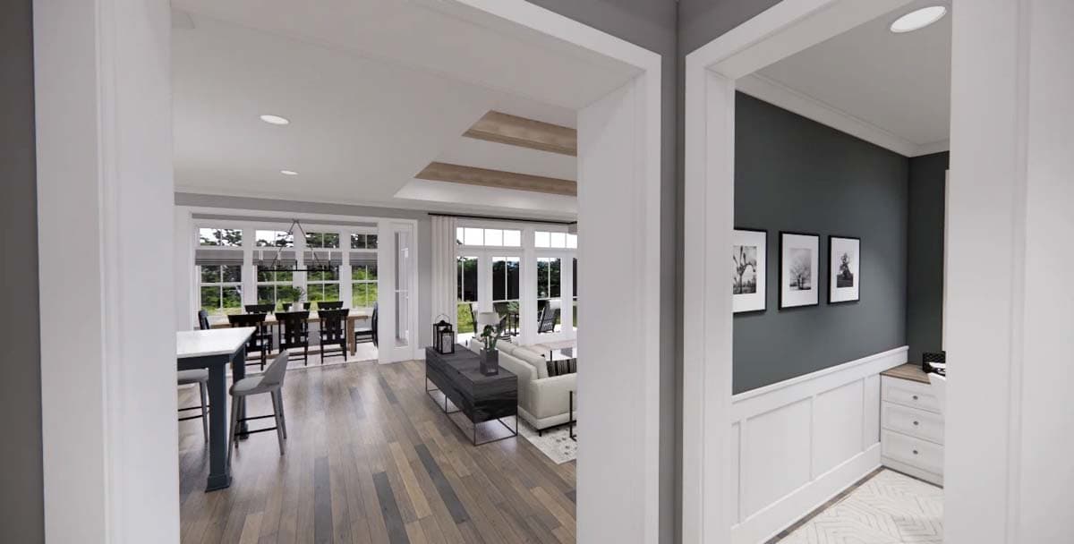 Plan 14666RK: Modern Farmhouse Plan with Loads of Porch Space - Image #15 - Country, Farmhouse