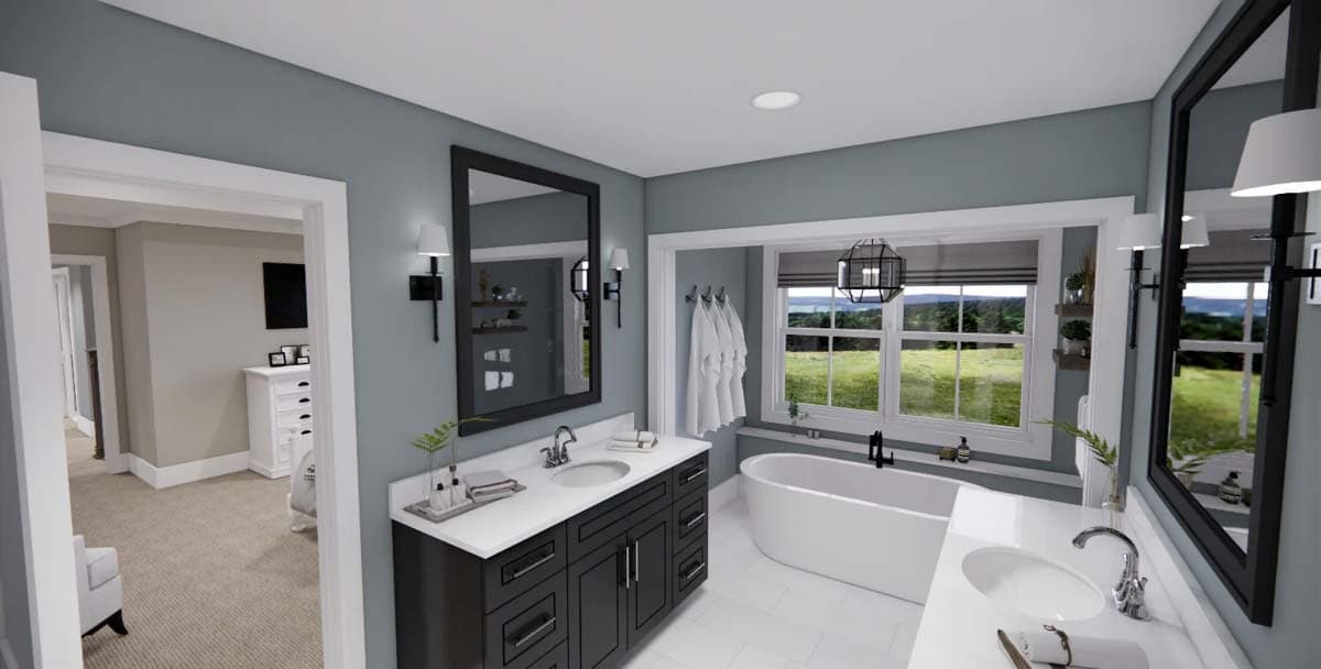 Plan 14666RK: Modern Farmhouse Plan with Loads of Porch Space - Image #32 - Country, Farmhouse