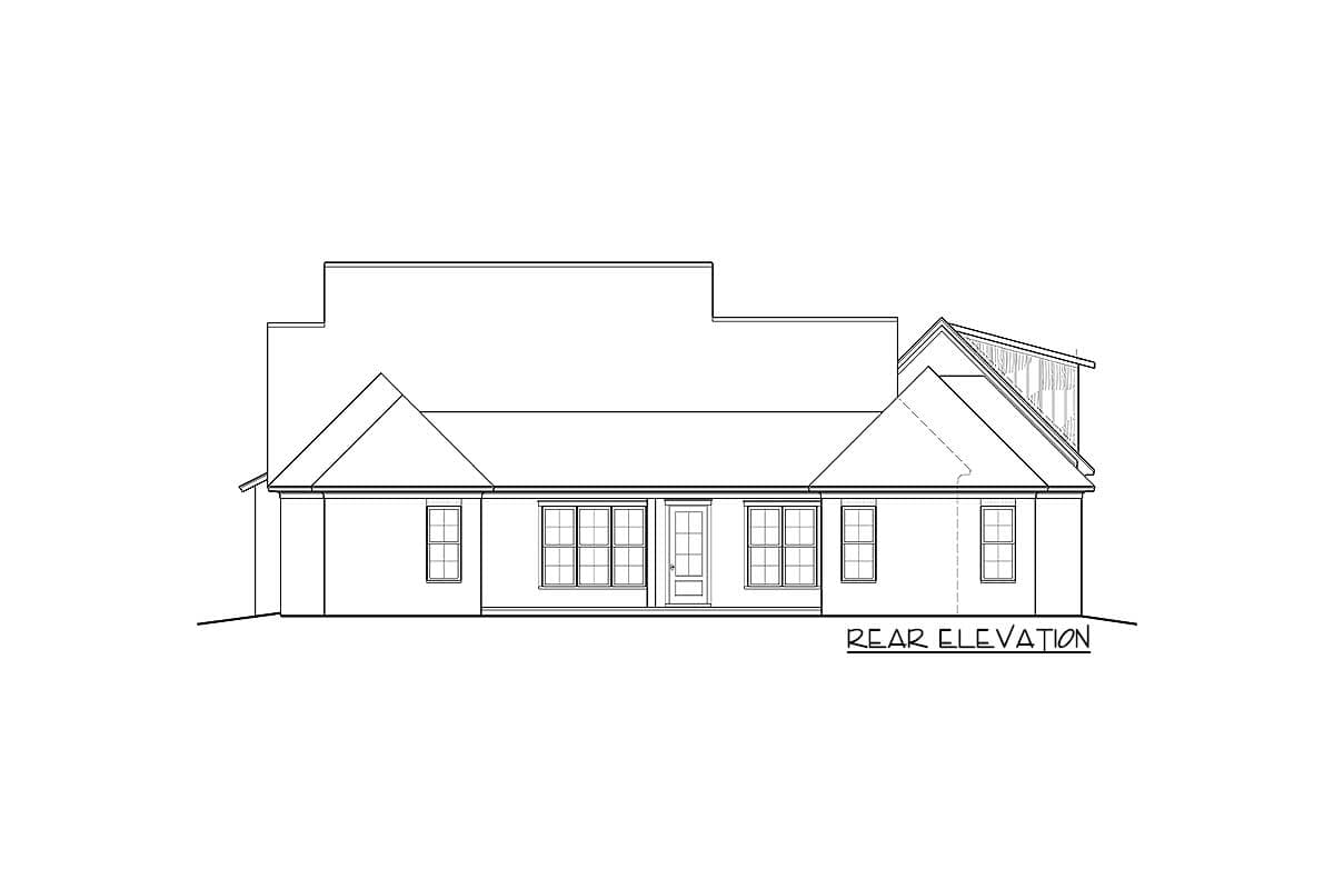 Plan 510027WDY: Modern Farmhouse Plan with Courtyard Garage and Bonus Above - Image #55 - Country, Farmhouse, Modern Farmhouse, New American, Southern, Traditional