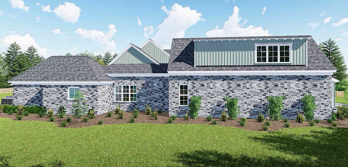 Plan 510027WDY: Modern Farmhouse Plan with Courtyard Garage and Bonus Above - Image #52 - Country, Farmhouse, Modern Farmhouse, New American, Southern, Traditional