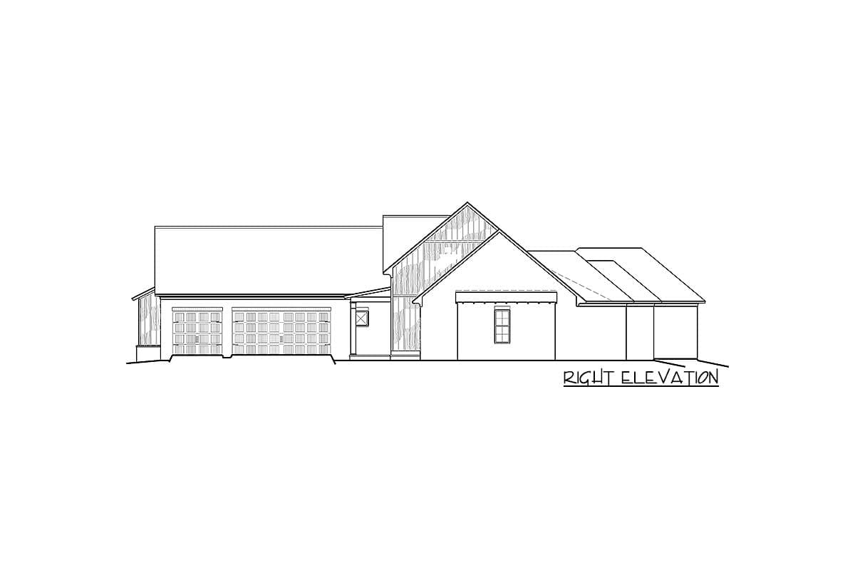 Plan 510027WDY: Modern Farmhouse Plan with Courtyard Garage and Bonus Above - Image #56 - Country, Farmhouse, Modern Farmhouse, New American, Southern, Traditional
