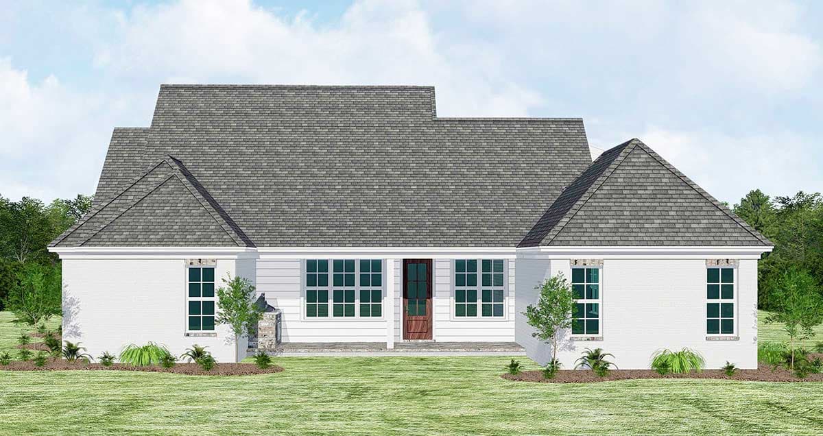 Plan 510028WDY: Country House Plan with Courtyard Garage and Bonus Above - Image #53 - Country, Farmhouse, New American, Traditional