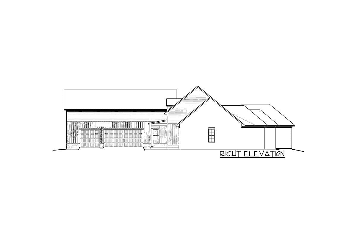 Plan 510028WDY: Country House Plan with Courtyard Garage and Bonus Above - Image #58 - Country, Farmhouse, New American, Traditional