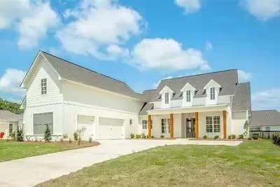 Country House Plan with Courtyard Garage and Bonus Above