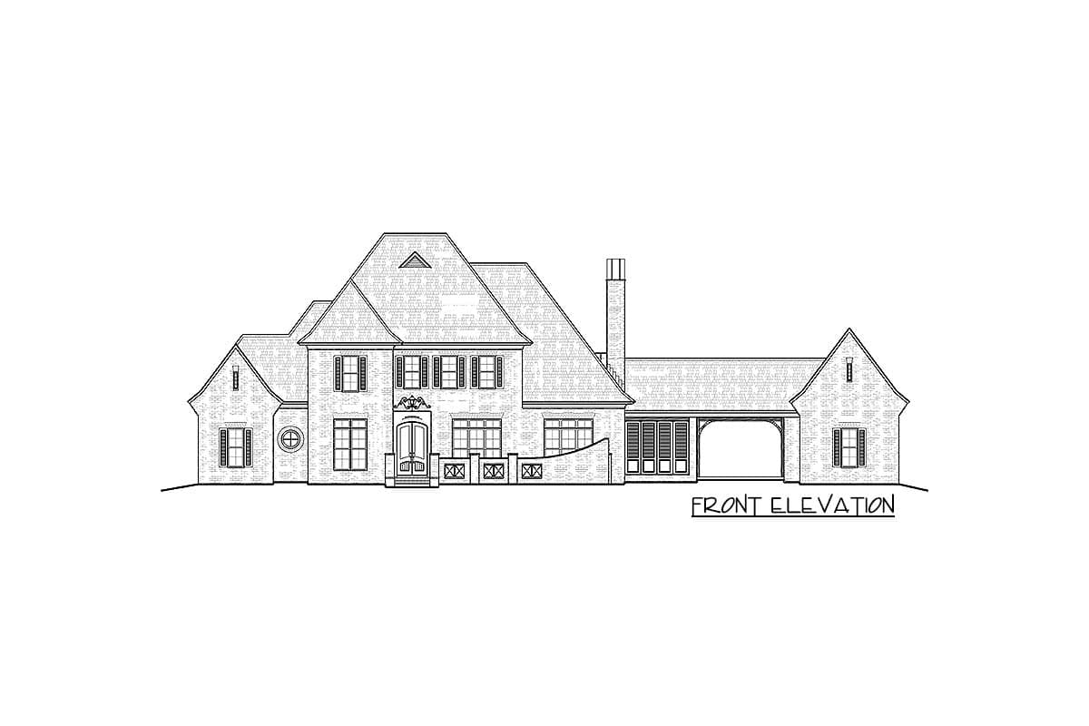 Plan 510029WDY: Refined French Country House Plan - Image #50 - Acadian, European, French Country, Louisiana-Style, Southern, Traditional