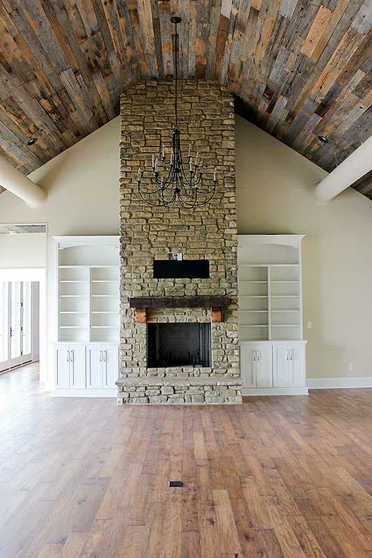 Plan 77637FB: 3-Bed Country Home Plan with Vaulted Open Concept Layout - Image #7 - Cabin, Cottage, Country, Rustic, Vacation