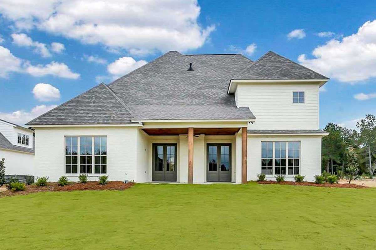 Plan 510031WDY: Southern Belle with Courtyard Garage and Vaulted Living Room - Image #5 - European, French Country, Georgian, Southern