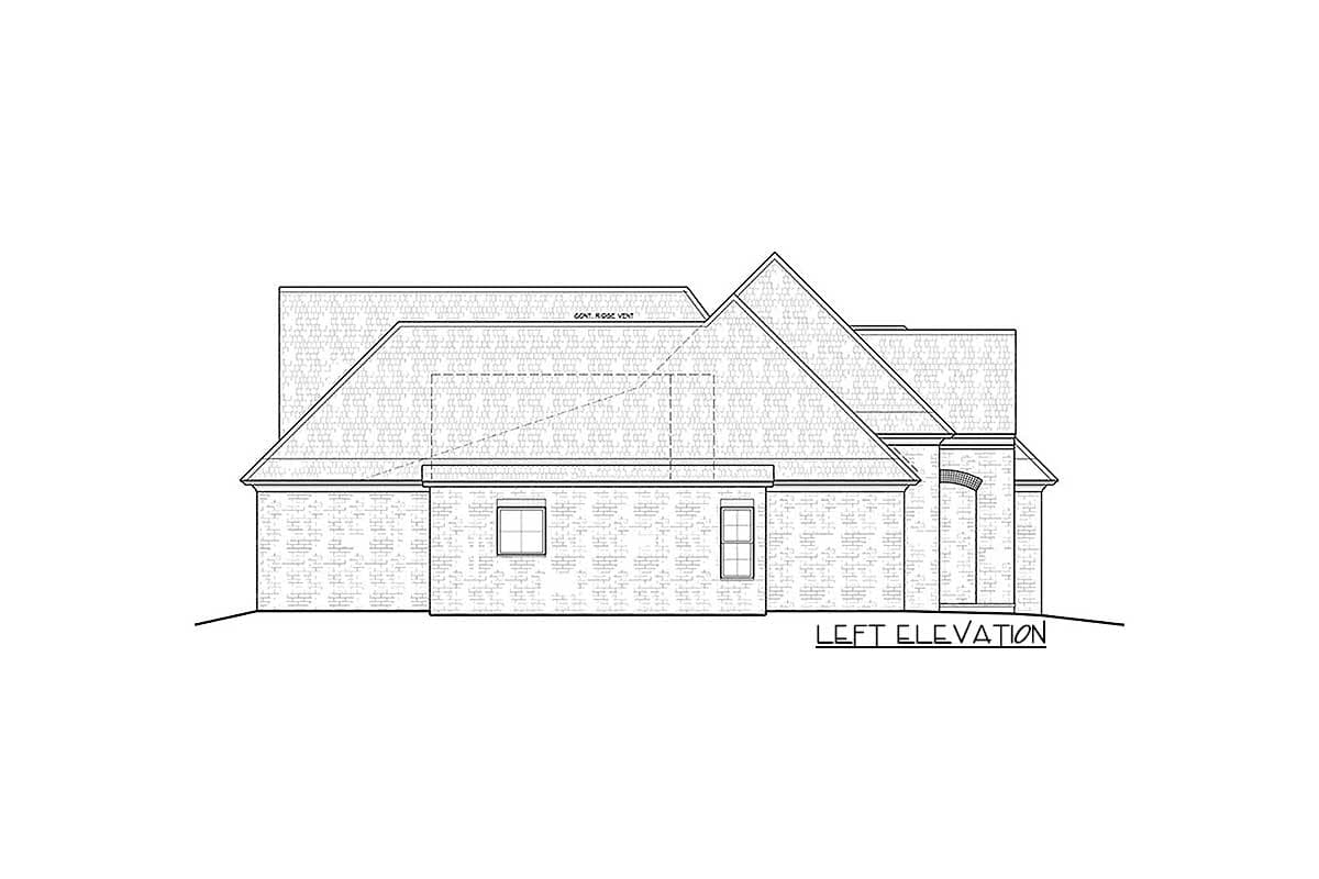 Plan 510033WDY: Charming Southern House Plan - Image #25 - French Country, Southern, Traditional