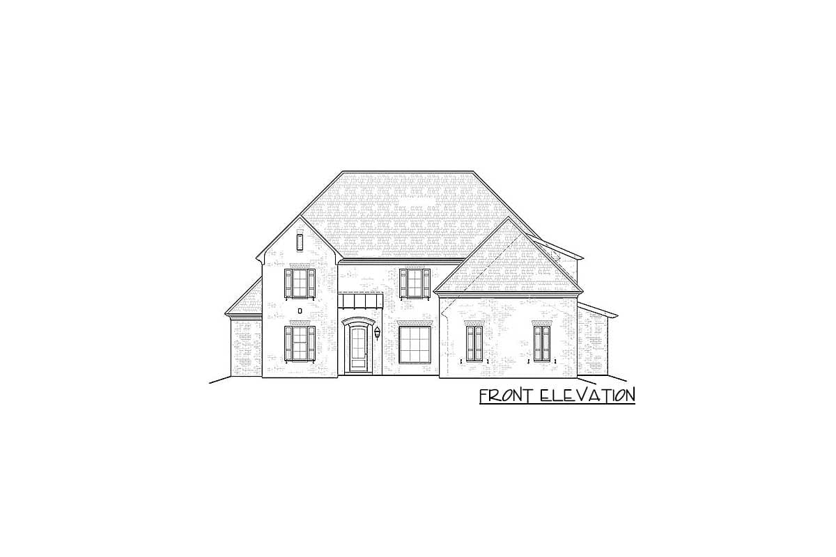 Plan 510034WDY: Stylish Five Bedroom Southern House Plan - Image #50 - European, French Country, Southern