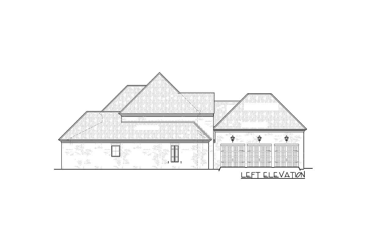 Plan 510034WDY: Stylish Five Bedroom Southern House Plan - Image #51 - European, French Country, Southern