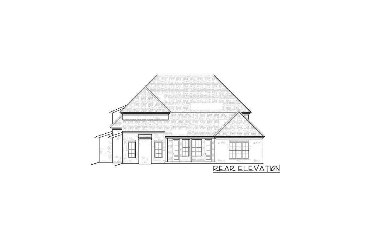 Plan 510034WDY: Stylish Five Bedroom Southern House Plan - Image #52 - European, French Country, Southern