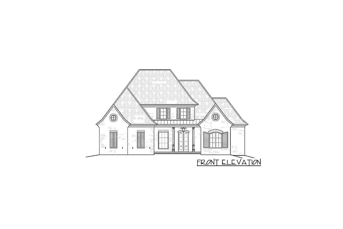 Plan 510035WDY: Graceful Southern House Plan - Image #48 - Acadian, French Country, Louisiana-Style, Southern