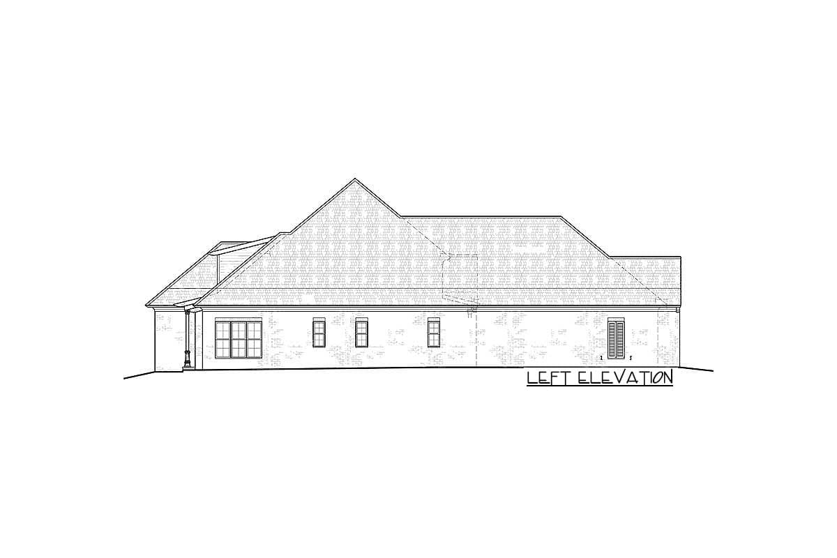 Plan 510035WDY: Graceful Southern House Plan - Image #49 - Acadian, French Country, Louisiana-Style, Southern