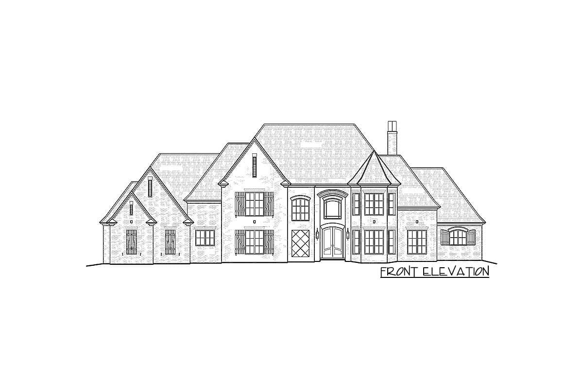 Plan 510036WDY: European House Plan with Grand Staircase - Image #27 - European, French Country, Traditional