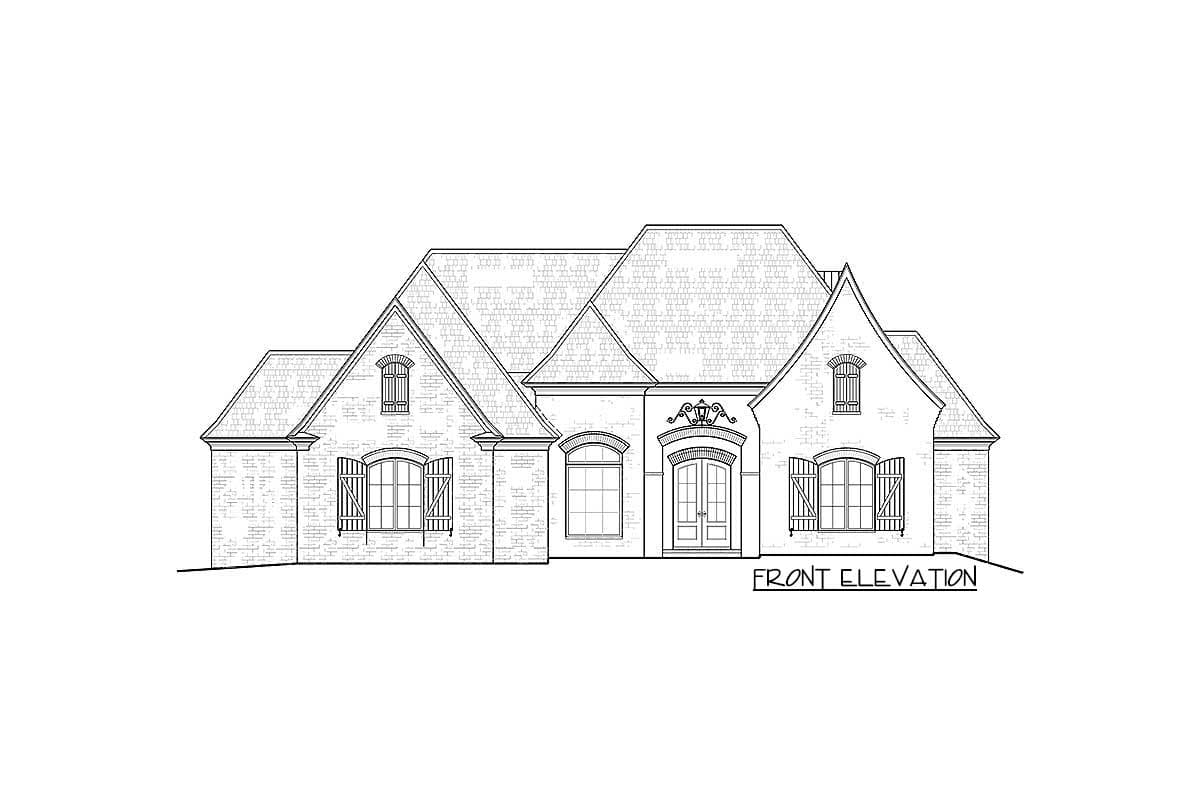 Plan 510038WDY: Appealing Southern House Plan - Image #46 - French Country, Southern, Traditional