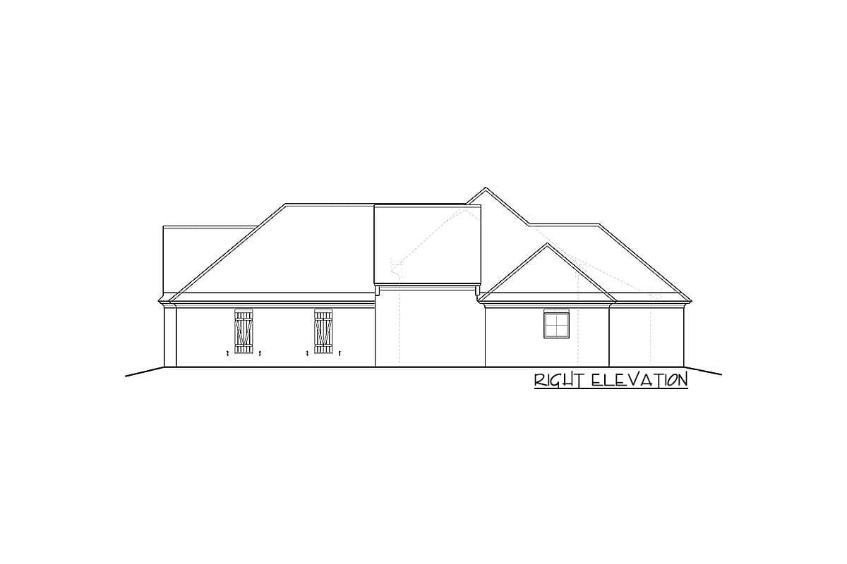 Plan 510038WDY: Appealing Southern House Plan - Image #49 - French Country, Southern, Traditional
