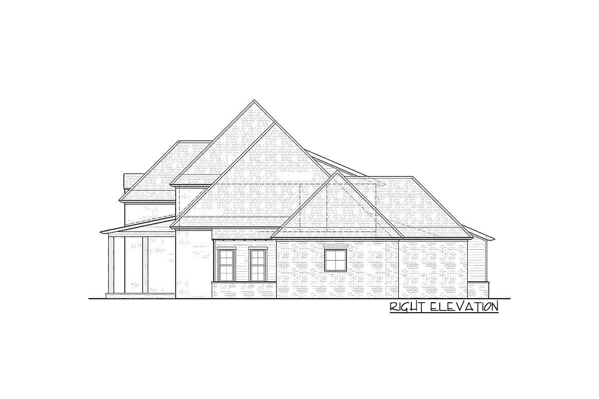 Plan 510039WDY: Versatile Transitional Southern House Plan - Image #20 - Acadian, European, French Country, Louisiana-Style, Southern, Transitional