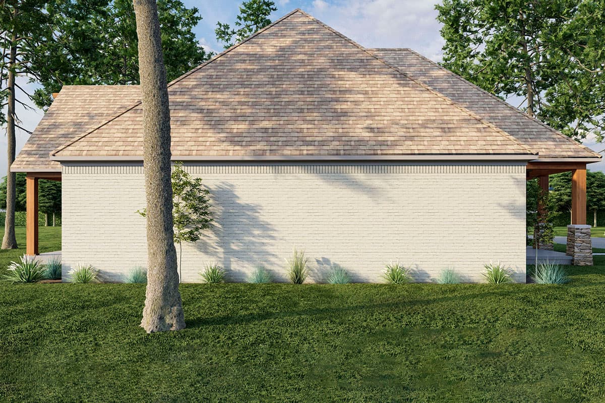 Plan 70582MK: One-Story House Plan With Vaulted Ceilings and Rear Grilling Porch - 2253 Sq Ft - Image #7 - Craftsman, Traditional