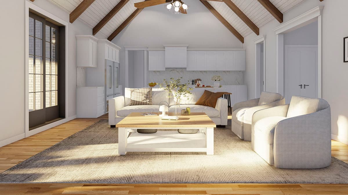 Plan 70582MK: One-Story House Plan With Vaulted Ceilings and Rear Grilling Porch - 2253 Sq Ft - Image #12 - Craftsman, Traditional