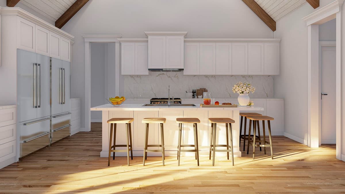 Plan 70582MK: One-Story House Plan With Vaulted Ceilings and Rear Grilling Porch - 2253 Sq Ft - Image #13 - Craftsman, Traditional