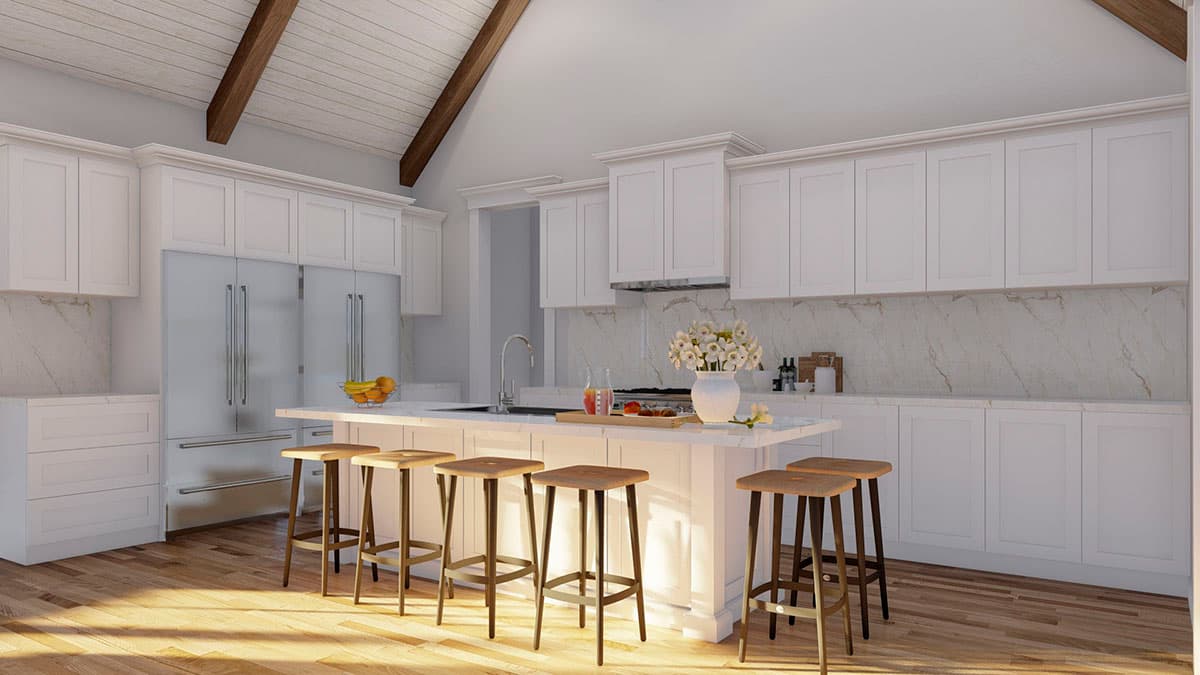 Plan 70582MK: One-Story House Plan With Vaulted Ceilings and Rear Grilling Porch - 2253 Sq Ft - Image #14 - Craftsman, Traditional