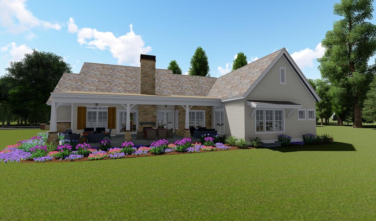 Plan 64466SC: Rustic Farmhouse with Optional Finished Lower Level and Bonus - 2593 Sq Ft - Image #16 - Country, Craftsman, Farmhouse, Hill Country, Ranch, Rustic