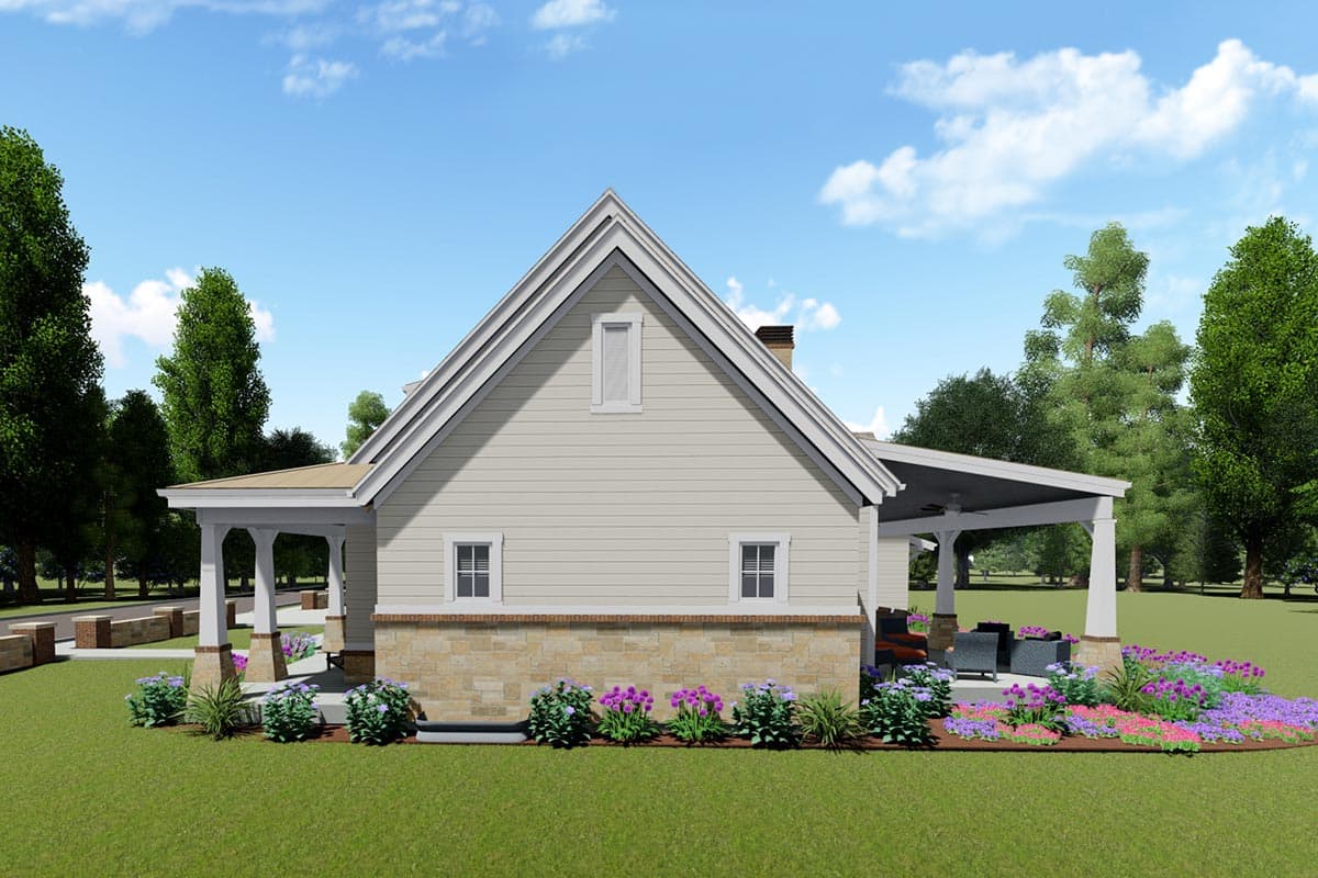 Plan 64466SC: Rustic Farmhouse with Optional Finished Lower Level and Bonus - 2593 Sq Ft - Image #14 - Country, Craftsman, Farmhouse, Hill Country, Ranch, Rustic