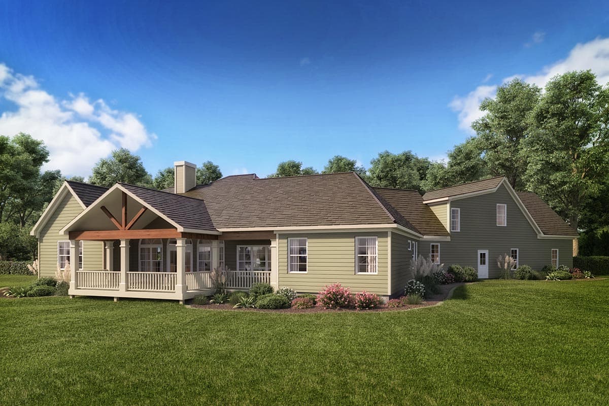 Plan 360012DK: Charming 4-Bed Country Craftsman Home with Bonus Over Garage - 3204 Sq Ft - Image #19 - Country, Craftsman, Ranch