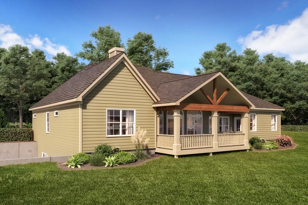 Plan 360012DK: Charming 4-Bed Country Craftsman Home with Bonus Over Garage - 3204 Sq Ft - Image #20 - Country, Craftsman, Ranch