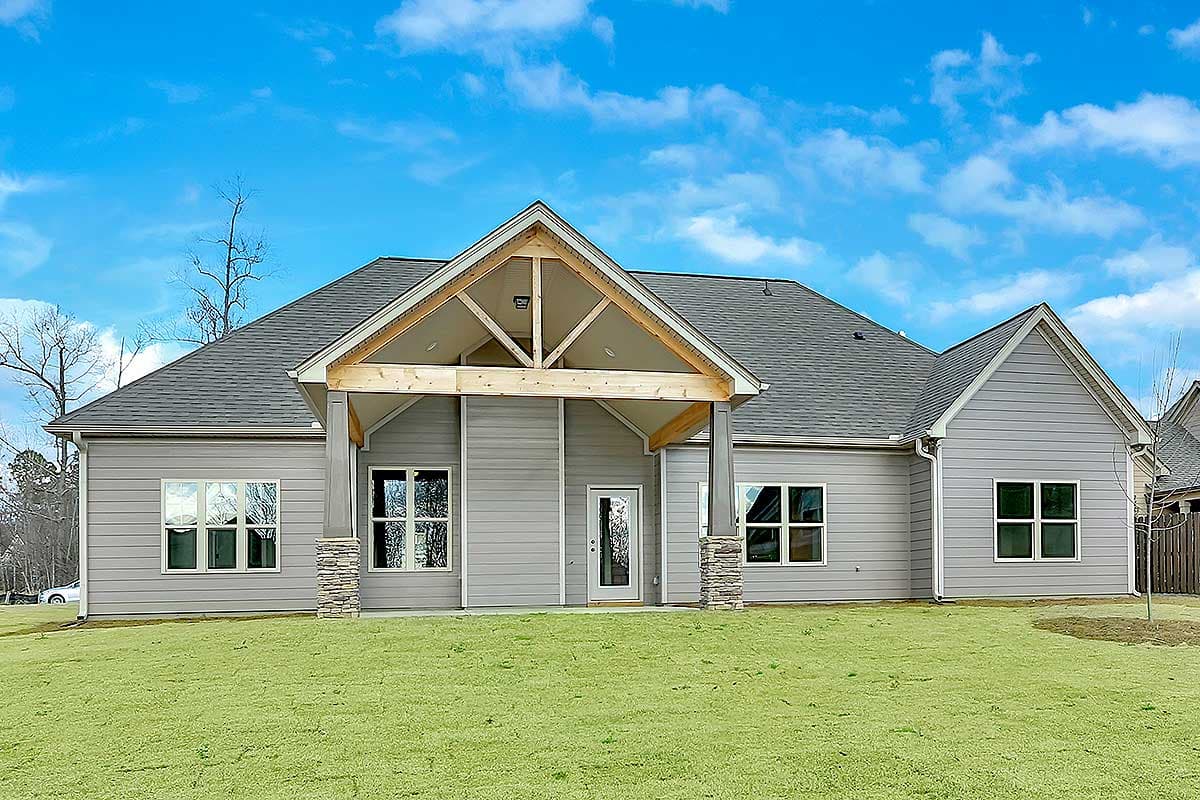 Plan 360013DK: Attractive Four Bedroom Craftsman House Plan - 2485 Sq Ft - Image #6 - Craftsman, New American, Northwest