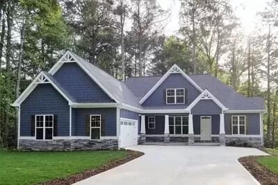 Attractive Four Bedroom Craftsman House Plan - 2485 Sq Ft