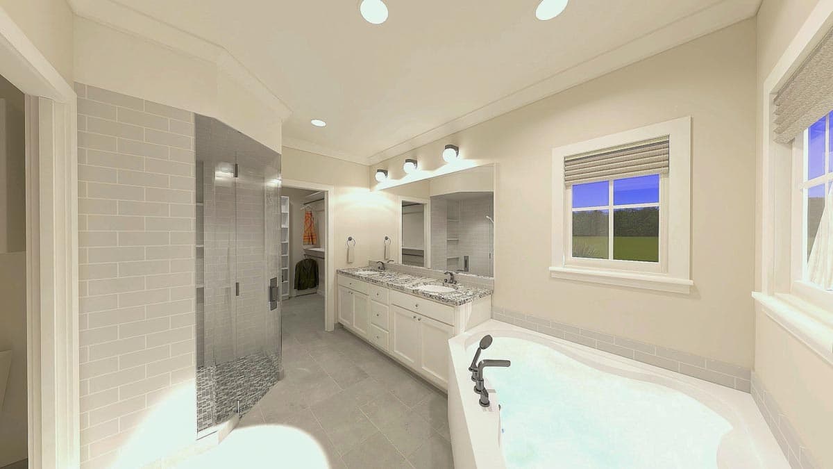 Plan 28925JJ: Flexible 3-Bed Modern Farmhouse with Semi-Detached Garage - 1895 Sq Ft - Image #6 - Country, Farmhouse, Modern Farmhouse