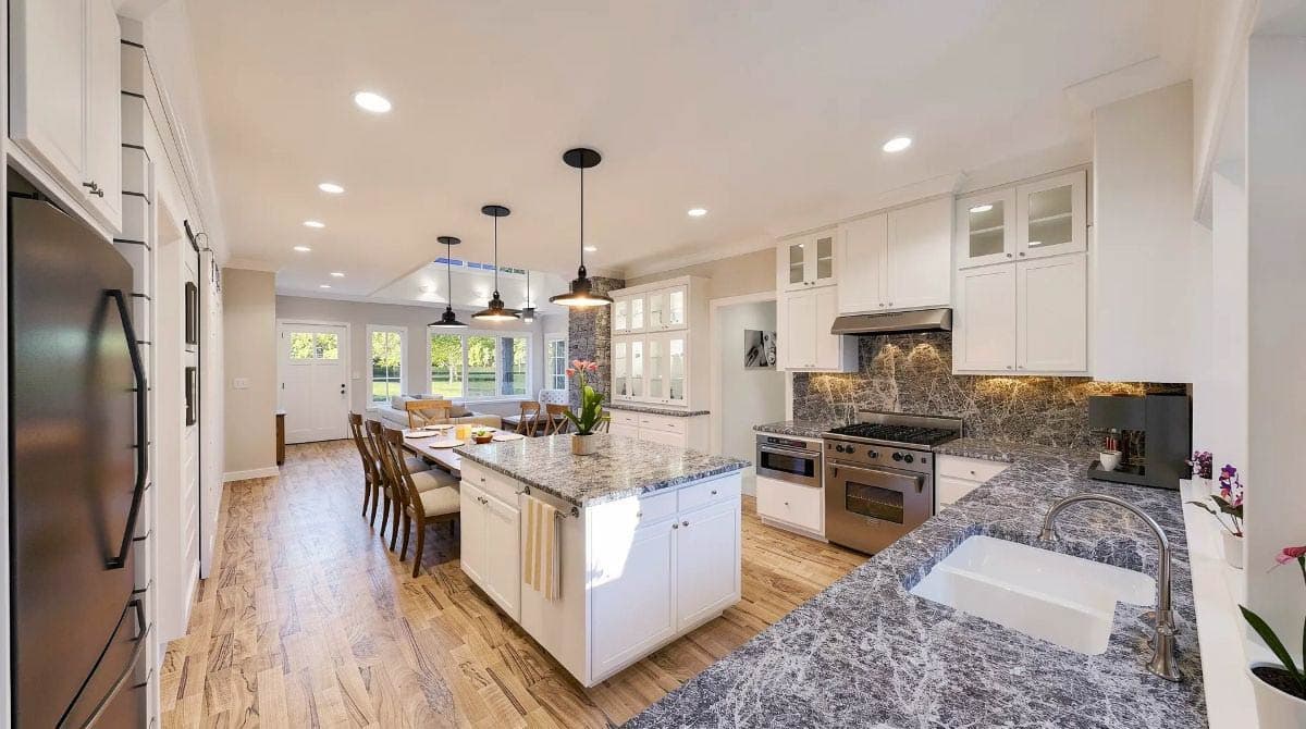 Plan 28925JJ: Flexible 3-Bed Modern Farmhouse with Semi-Detached Garage - 1895 Sq Ft - Image #9 - Country, Farmhouse, Modern Farmhouse, Ranch, Traditional