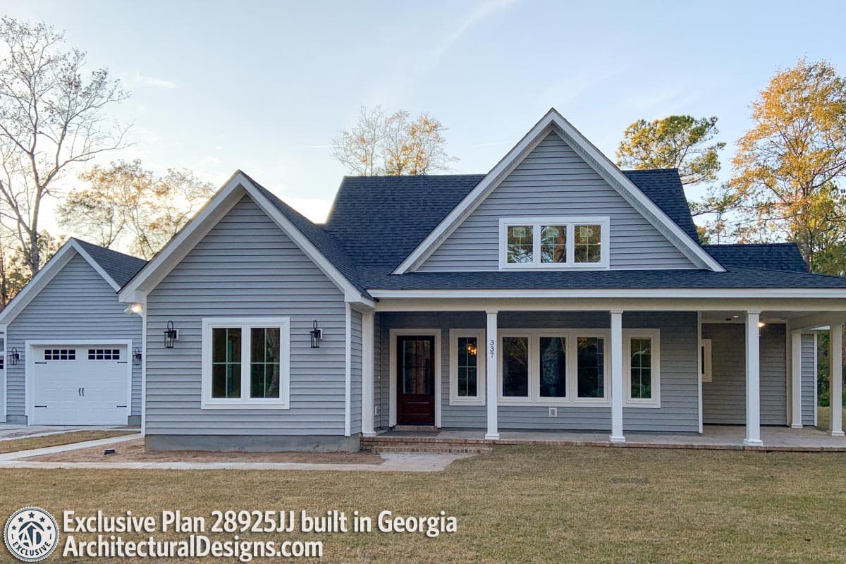 build gallery item - Exclusive Modern Farmhouse Plan 28925JJ Comes to Life in Georgia