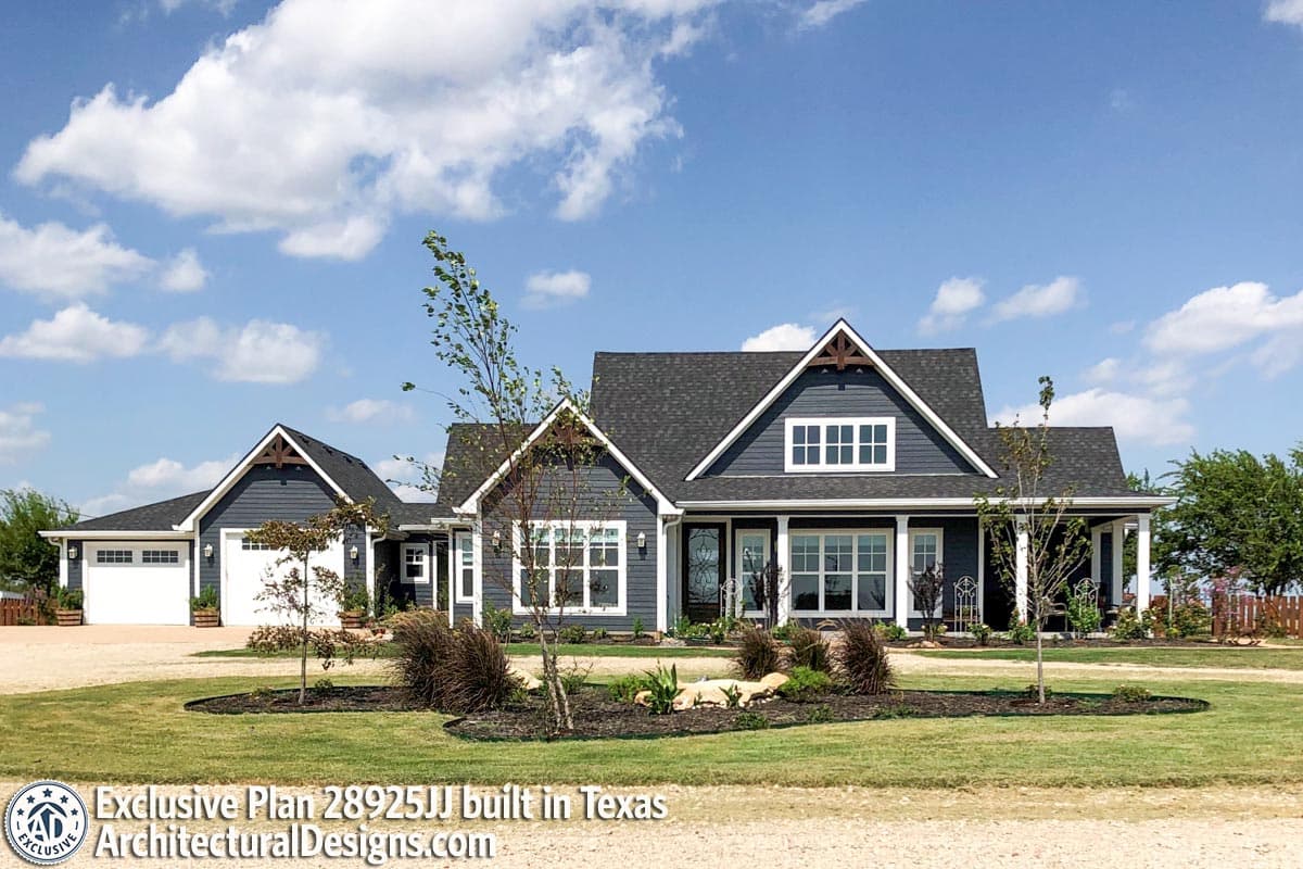 Plan 28925JJ: Flexible 3-Bed Modern Farmhouse with Semi-Detached Garage - 1895 Sq Ft - Image #8 - Country, Farmhouse, Modern Farmhouse