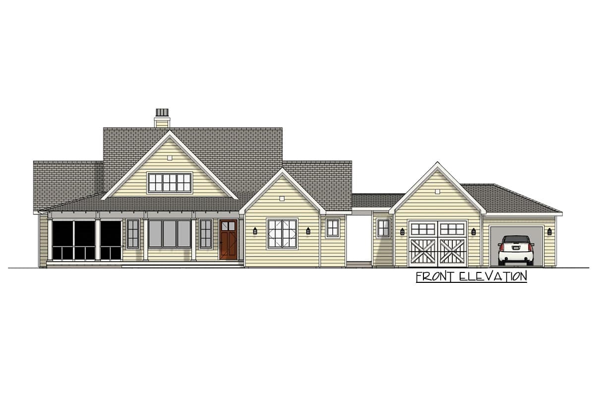 Plan 28925JJ: Flexible 3-Bed Modern Farmhouse with Semi-Detached Garage - 1895 Sq Ft - Image #11 - Country, Farmhouse, Modern Farmhouse