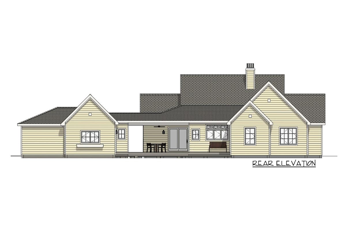 Plan 28925JJ: Flexible 3-Bed Modern Farmhouse with Semi-Detached Garage - 1895 Sq Ft - Image #13 - Country, Farmhouse, Modern Farmhouse