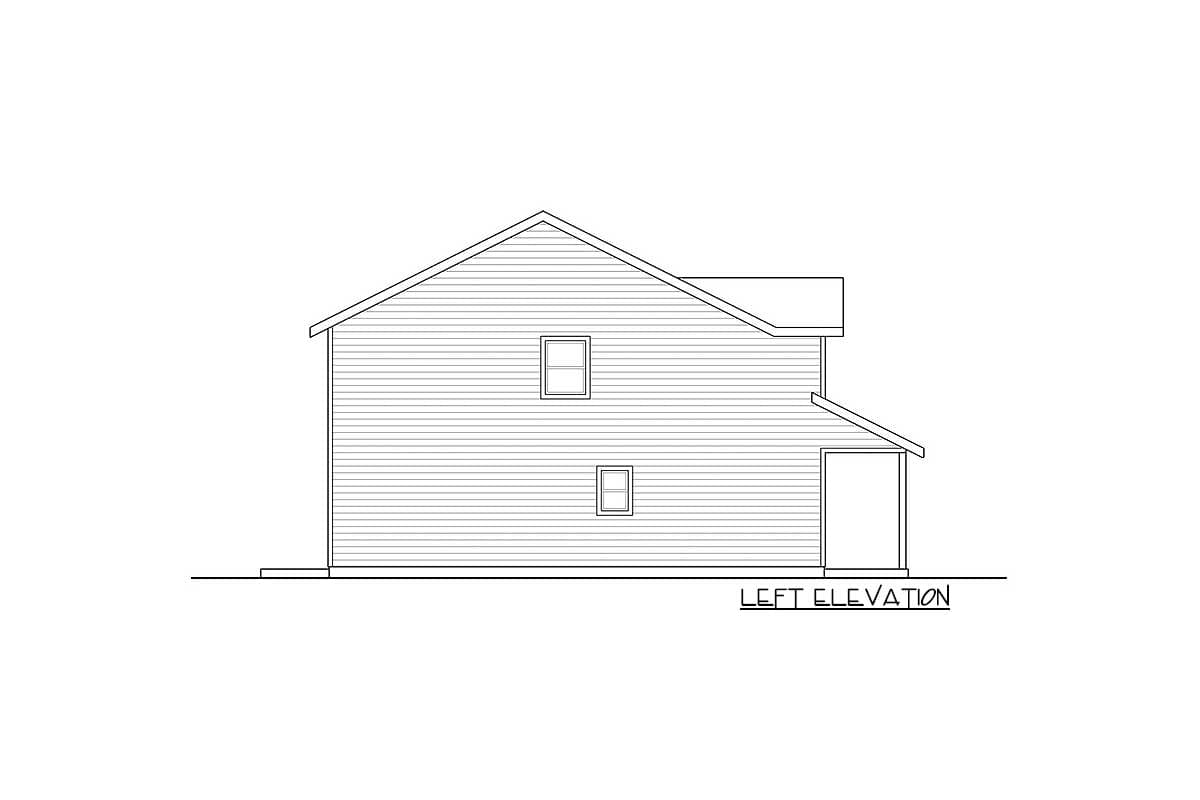 Plan 72908DA: Simple House Plan with Upstairs Vaulted Master Suite - Image #4 - Country, Traditional