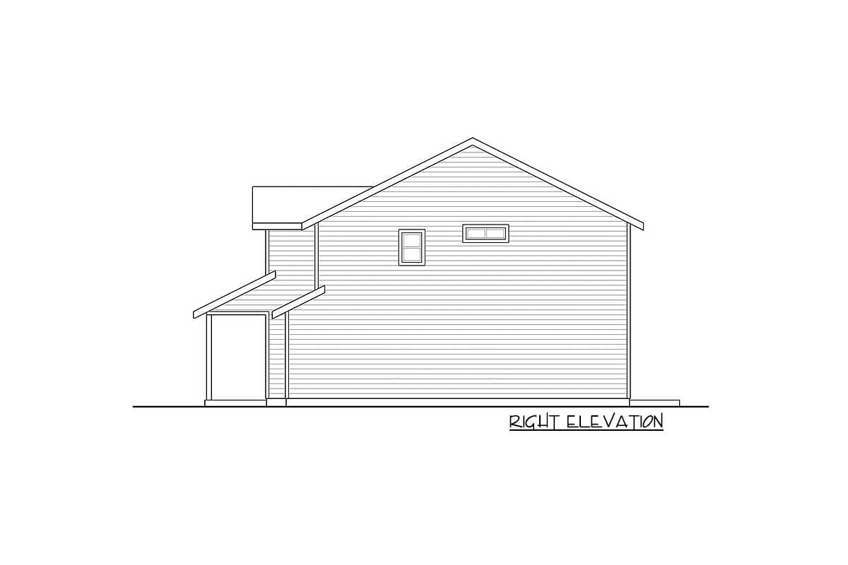 Plan 72908DA: Simple House Plan with Upstairs Vaulted Master Suite - Image #6 - Country, Traditional