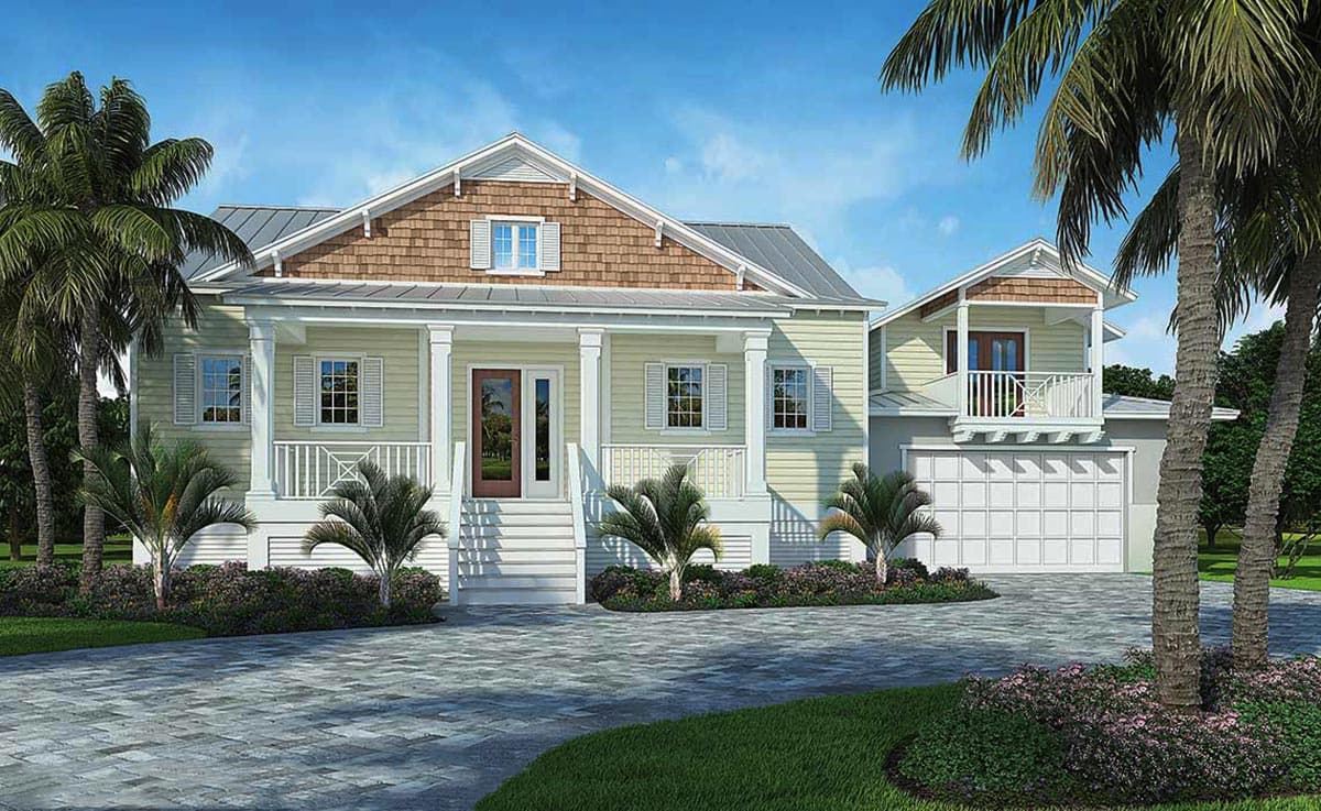 Plan 33207ZR: 2500 Square Foot Contemporary Coastal House Plan with Upstairs Studio - Image #19 - Beach, Coastal, Coastal Contemporary, Contemporary, Cottage, Florida-Style, Low Country, New American